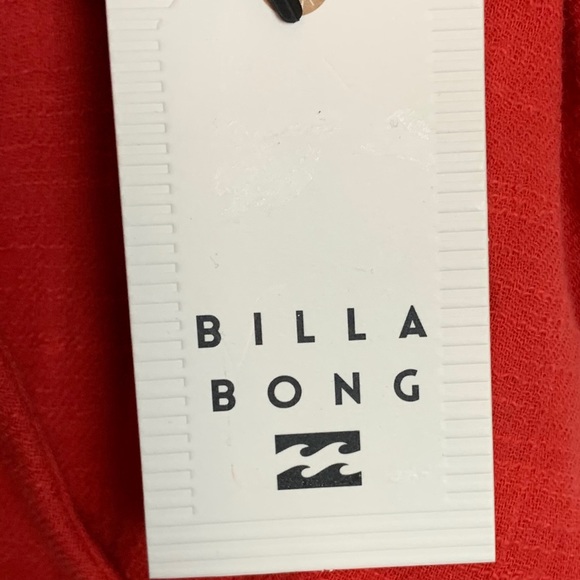 NWT Billabong Rad Red Linger On Romper V-Neck - Picture 12 of 14